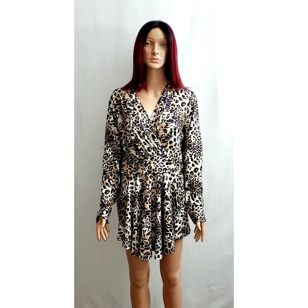 Allegrace leopard print  mini dress